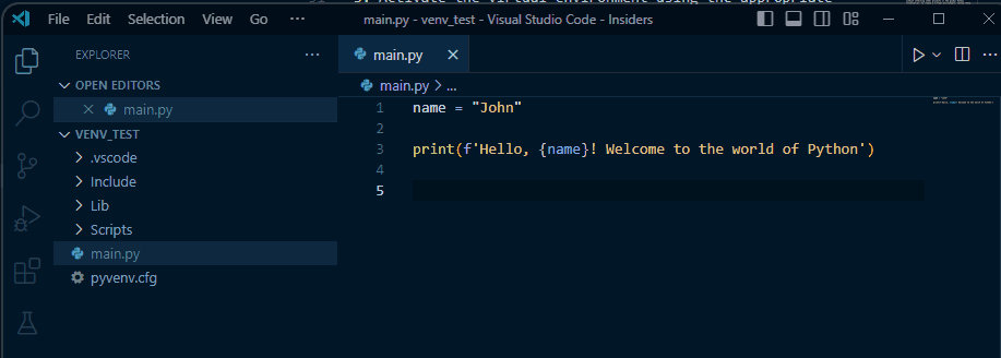 Steps to debug code in VSCode